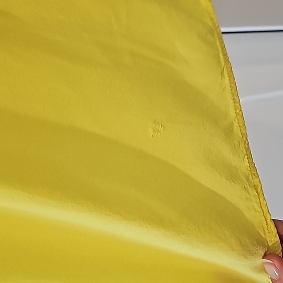 Ekouaer double tie lace eyelet bathing suit cover up yellow Size M to L - Picture 8 of 8